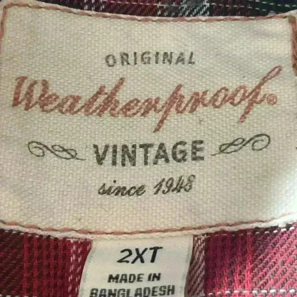 Weatherproof Vintage Men’s Puffer Vest Button Down Size 2XT - Picture 9 of 11